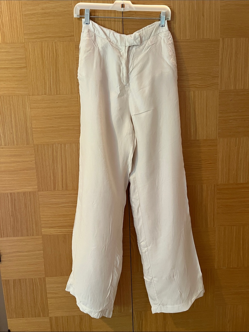 DISSH Cream Wide Leg Pants